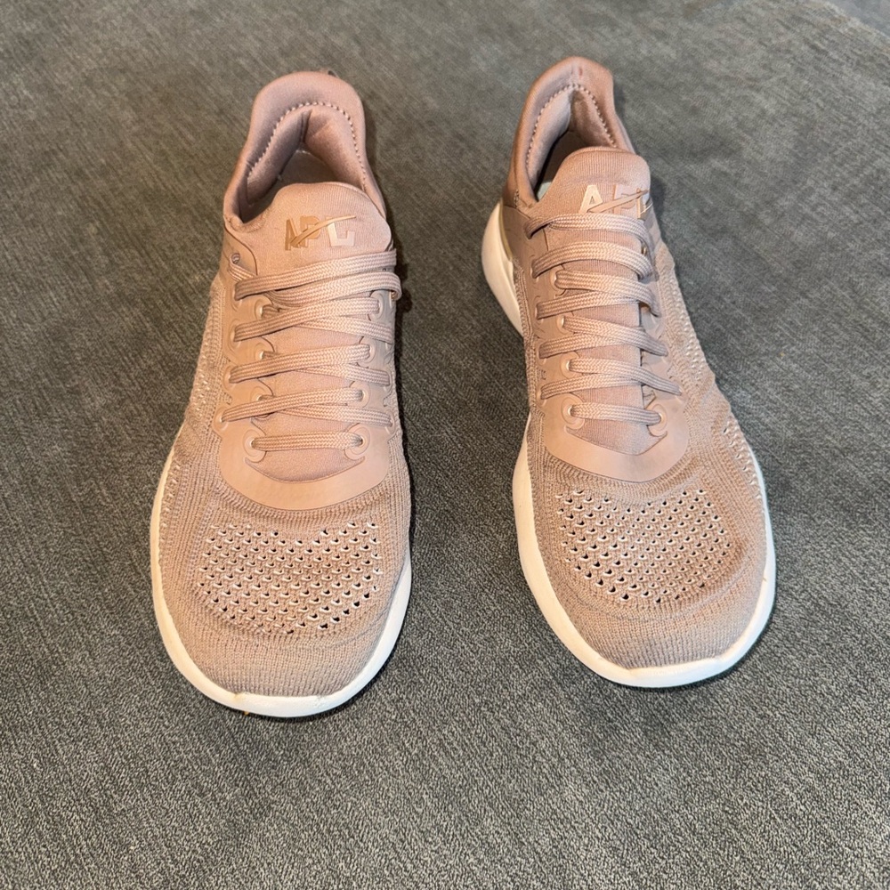 APL Tan Athletic Shoes with Streamlined Design